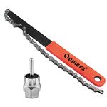 Oumers Bike Chain Tools Kit, Sprocket Remover/Chain Whip with Cassette/Rotor Lockring Removal Tool Pack