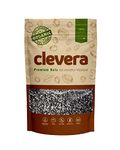 Clevera Organic Black chia Seeds. 1.3-lb, Non-GMO, Whole, Sproutable, Vegan, Kosher, Keto, Sirtfood, Bulk. Rich in Essential Fatty Acids, Fiber, Protein. Great for Chia Pudding, Smoothie, Oatmeal.