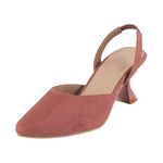 Metro Women Pink Smart Pump Shoes UK/7 EU/40 (31-286)