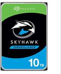 Seagate Skyhawk AI 10TB Video Internal Hard Drive HDD – 3.5 Inch SATA 6Gb/s 256MB Cache for DVR NVR Security Camera System with Drive Health Management and in-house Rescue Services (ST10000VEZ008)