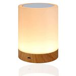 Homcasito Touch Lamp Night Light for Kids LED Nursery Bedside Lamp Table Lamp Rechargeable Dimmable Gift for Kids Baby Bedroom