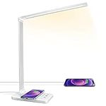 JOSTIC LED Desk Lamp with Wireless 