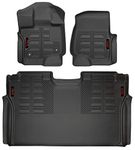 Gator 79611 Black Front and 2nd Seat Floor Liners Fits 2015-20 Ford F-150 SuperCrew