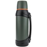 Olerd Large Flask - 2.5l Stainless Steel Insulated Bottle for Travel with BPA Free Cup - Oversized Vacuum Bottle