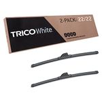 TRICO White Wiper Blade 22 inch Fits Select Ford, Ram, Chevrolet, GMC, Dodge, Chrysler, Buick, Model Years (35-2222)