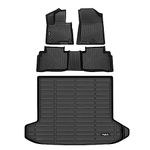 Wailtnb Car Floor Mats & Cargo Trunk Liners Compatible for Tucson 2022 2023 All-Weather Rubber Mat Protection Black