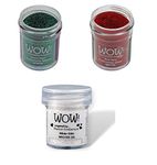 Wow! Glitter Embossing Powder 3 Piece Set - Christmas Eve Trio