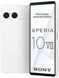 Sony Xperia 10 VII – 6.1" 19.5:9 OLED display with 120 Hz, 5,000 mAh battery, 16 mm ultra-wide-angle lens, 3.5 mm audio jack, Android 15, IP65/68, Dual SIM hybrid, White