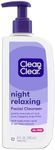 Clean & Clear Night Relaxing Deep Cleaning Oil-Free Face Wash with Deep Sea Minerals, Sea Kelp Extract & Glycerin, Purifying Facial Cleanser For All Skin Types, Non-Comedogenic, 8 Fl Oz, Pack of 6