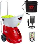 LOBSTER Sports Elite Two Tennis Ball Machine – Adjustable Ball Speed, Spin Control, Lob Elevation Switch, Horizontal Sweep, Triple Oscillation, Lightweight, with 10-Function Remote - External Battery