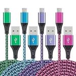 Micro USB Cable, [4Pack/3Ft] Androi