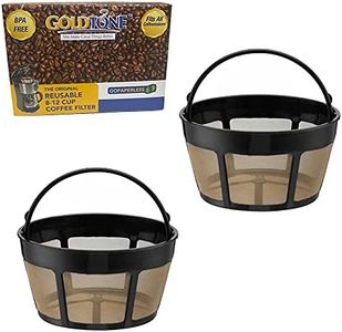 Aux Nuances dorées Marque réutilisable 8–12 Tasse Panier filtre à café pour machines à café Cuisinart et Brewers. Remplace votre Cuisinart réutilisable Panier filtre à café – sans BPA