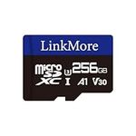 LinkMore 256GB Micro SDXC Card for Nintendo-Switch, A1, UHS-I, U3, V30, Class 10 Compatible, Read Speed Up to 100 MB/s,Write Speed Up to 75 MB/s, SD Adapter Included