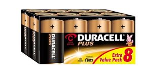 Duracell Plus Batteries C 8 Pack