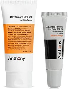 Anthony Day Cream SPF 30 Men’s Face Moisturizer with Sunscreen 3 Fl Oz 25 SPF Lip Balm with Sunscreen for Lips
