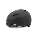 Giro Unisex Quarter Cycling Helmet, Matt Black, Medium 55-59 cm UK