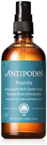 Antipodes Ananda Antioxidant-Rich Facial Toner For Sensitive Skin – Organic Skincare – Hydrating Mist – Sensitive Skin, Dehydrated Skin & Dry Skin – 100ml