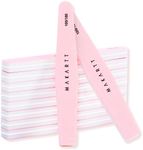 Makartt Nail Buffer Block Nail Prep Sponge Nail Files 100/180 Grit Pink Nail Sanding Buffer for Acrylic Nails 10Pcs Professional Nail Supplies Pedicure Nail Buffers Manicure Tools