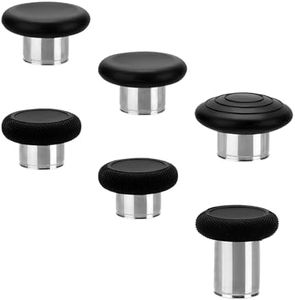 Ceozon Replacement Thumbsticks Grip 6 in 1 Metal Swap Magnetic Joysticks Parts Repair Accessories Kit for Xbox One Elite Controller Series 2