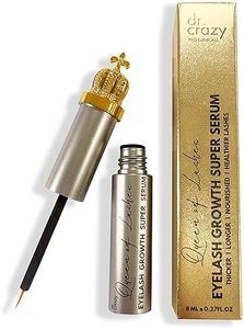 Dr. Crazy Premium Eyelash Growth Serum: Lash Enhancing Serum with Ginseng Root Extract & Peptides and Castor oil Advanced Formula to Boost Longer Fuller, Thicker Eyelashes 8ml