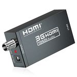 HDMI to SDI Converter , HDMI to 3G-SDI/HD-SDI, HDMI Input SDI Output Adapter Support 1080P for Camera Home Theater