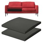 HAVARGO Couch Cushion Support for Sagging Seat, Couch Supports for Sagging Cushions, High Density Foam Sofa Cushion Support Dark Grey Set of 2