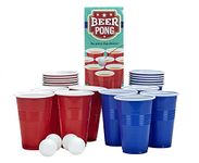 Whitehouse 24 Piece x Beer Pong Set Fun Adult Drinking Game Cup Kit Bar Pub Party Supplies Ping Pong, You Sink Tt They Drink It. Gift Boxes.