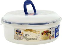 Lock & Lock HSM954HT Round Cake Box - Clear/Blue, 5.5 L