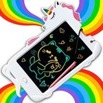 10" LCD Writing Tablet for Kids Drawing Pad Unicorn Toys for Girls - Erasable Doodle Board Unicorn Gifts for Girls - Bright Drawing Pad for Kids Unique Kids Writing Tablet Portable - Includes 2 Stylus