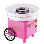 APURK Cotton Candy Maker Counter top for Home Use Mini Marshmallow Trolley Creative Gift Party, Kitty party, Birthday and All Type of Function Kids/Adults Machine, Vintage Cart Shape (MULTI COLOR)