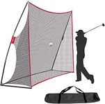 Kunova (TM) Golf Practice Hitting Net - Choose Between Huge 10' x 7' Nets -Personal Driving Range for Indoor or Outdoor Use - Designed by Golfers for Golfers