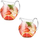 Lily's Home Shatterproof Plastic Pitcher, the Large Capacity Makes it Excellent for Parties (2 Pack - 100 oz)