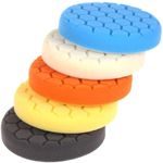 7 inch Polishing Pads, 5 Pack 7" Buffing Pads Polishing Sponge Waxing Drill Buffing Pads Compound Auto Car Foam Polisher Pads for Car Boat Polishing, Buffing and Sealing Glaze (7 inch)