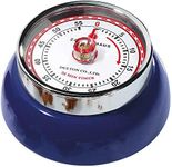 Zassenhaus Magnetic Retro 60 Minute Kitchen Timer, 2.75-Inch, Navy Blue