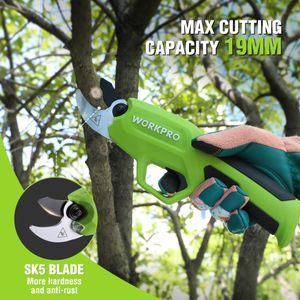 WORKPRO 7.2V Electric Pruning Shears – Cordless Garden Cutter