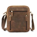 Goatter Genuine Leather Multi Pocket 9" Inch Messenger Sling Bag For Men