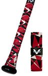 Vulcan Bat Grip RED Flash 1.75mm, Multi, One Size, V175-REDFLSH