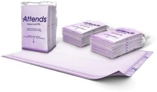 Attends Supersorb Bariatric XL Maximum Underpads, Extra Large, 36"x51" Absorbent Pad, Heavy Absorbency, 30ct Case
