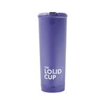 The LoudCup 20 oz Tumbler + Integrated Stadium Horn (Starling Purple) - Reusable Water Bottle for Sports Fans - Worlds Loudest Cup for Noisy Fans on Game Day & Tailgating