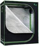 Greenfingers Grow Tent 120 x 60 x 150cm Hydroponics Growing System Indoor Greenhouse Hydroponic Indoor Plant Kits,600D Oxford Cloth Green Exterior and Steel Frame with Highly Reflective Inside