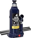 BIG RED AT90403UR Torin Welded Hydraulic Car Bottle Jack for Auto Repair and House Lift, 4 Ton (8,000 lb), Blue