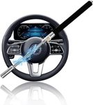 Steering Wheel Lock Anti-Theft Device: Universal Retractable Car Club Steering Wheel Lock, Adjustable Car Wheel Lock with 3 Keys for Auto/Truck/SUV/Van, Car Security Antitheft Locking Devices(Black)