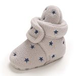 Baby Boys Girls Shoes Infant Snow Slipper Socks First-Walking Shoes Newborn Soft Sole Shoes Boot 0-6 Months