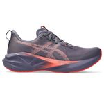 ASICS Men's NOVABLAST 5 Running Shoes, Greyish Purple/Coral Reef, 14 UK
