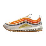 NIKE Air Max 97 Men's Fashion Trainers Sneakers Shoes DV2619 (Summit White/Safety Orange/Lemon Wash/Black 100), 9 UK