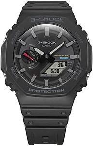 Casio G-Shock GA-B2100-1A 2100 Series Analog Digital Black Strap Men's Watch, Black Dial, 48.5 × 45.4 × 11.9 mm