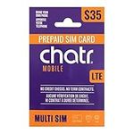 Chatr Mobile Prepaid 35$ Sim Card Kit (3G Network) - 1 Month Prepaid Service Included | Talk-Text-Data | Pay as You go | Canada