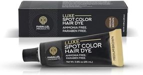 Parallel Products - Luxe Color (Medium Brown) - Cream Hair Dye - 25mL - Tint for Professional Spot Coloring - Covers Grey Hair - Root Touch-Up