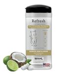 Wahl USA Cat Refresh Cleaning Wipes with Oatmeal Formula for Refreshing and Cleaning Dirty Cats - 50 Count - 820017-500