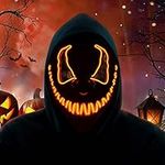 HITOP Halloween Mask Led Purge Mask with 3 Lighting Modes for Adult Kids Scary Mask Light Up Masque for Halloween Costume